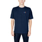 EA7 Emporio Armani Blue Cotton T-Shirt