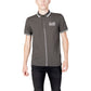 EA7 Emporio Armani Gray Cotton Polo Shirt