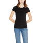 Armani Exchange Black Cotton Tops & T-Shirt