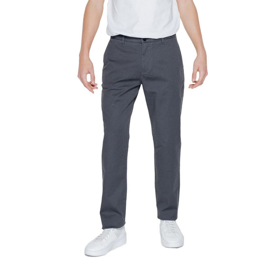 Armani Exchange Black Cotton Jeans & Pant