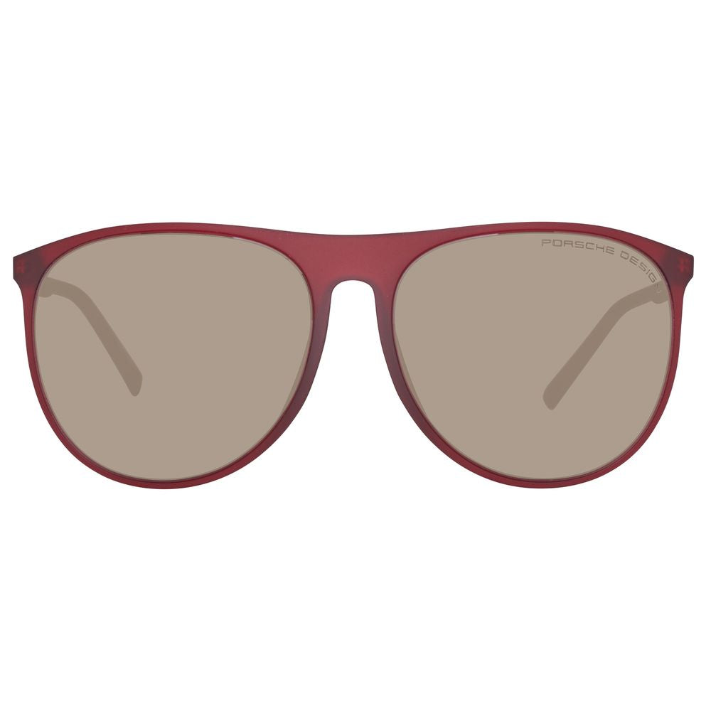 Porsche Design Burgundy Unisex Sunglasses