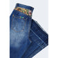 Desigual Blue Cotton Jeans & Pant