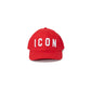 Icon Red Cotton Hats & Cap