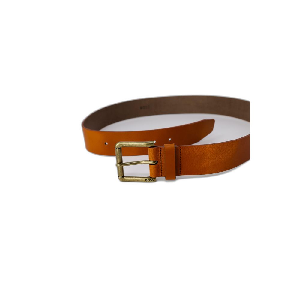 Hugo Boss Beige Leather Belt