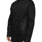 Dolce & Gabbana Black Cotton Full Zip Men Bomber Jacket