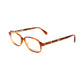 Ermenegildo Zegna Brown Plastic Frames