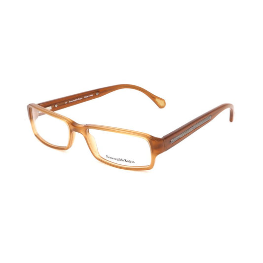 Ermenegildo Zegna Brown Plastic Frames