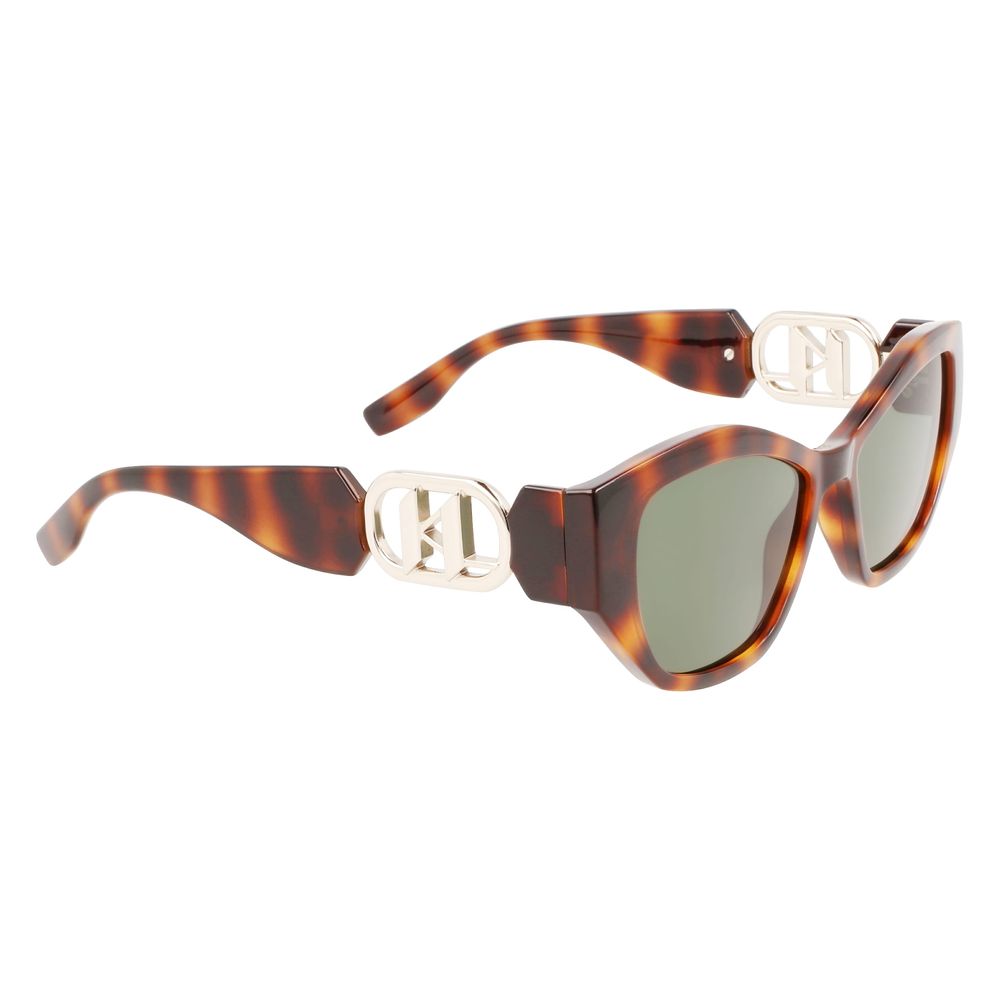 Karl Lagerfeld Brown Injected Sunglasses