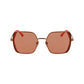 Karl Lagerfeld Orange Metal Sunglasses