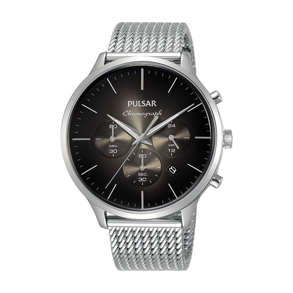 Pulsar Gray Stainless Steel Watch