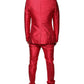 Dolce & Gabbana Red Polyester Single Breasted Formal Suit