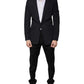 Dolce & Gabbana Black Stripe Single Breasted Formal Suit