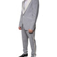 Dolce & Gabbana Gray Wool 3 Piece Slim Fit Formal Suit