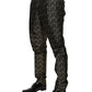 Dolce & Gabbana Black Stars Jacquard SICILIA 2 Piece Suit