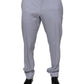 Dolce & Gabbana Light Gray Wool Formal Dress Pants