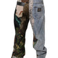 Dolce & Gabbana Multicolor Patchwork Camouflage Denim Jeans