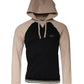 Dolce & Gabbana Black Beige Hooded Men Sweatshirt Sweater