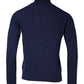 Dolce & Gabbana Blue Wool Knit Turtleneck Pullover Sweater