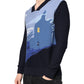 Ballantyne Multicolor Long Sleeves V-neck Pullover Sweater