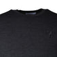 Dolce & Gabbana Dark Gray Wool Crew Neck Pullover Sweater