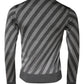 Dolce & Gabbana Gray Stripes Long Sleeve Round Neck Pullover Sweater