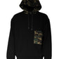 Dolce & Gabbana Black Camouflage Hooded Sweatshirt Sweater