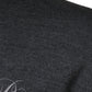 Dolce & Gabbana Dark Gray Wool Crew Neck Pullover Sweater