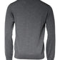 Dolce & Gabbana Dark Gray Wool Crew Neck Pullover Sweater