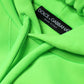 Dolce & Gabbana Green Logo Hooded Pullover Men Sweatshirt Sweater