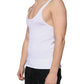 Dolce & Gabbana White Tank Sleeveless Round Neck T-shirt