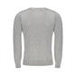 Cavalli Class Gray Polyester Sweater