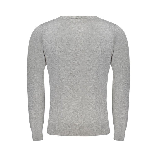 Cavalli Class Gray Polyester Sweater