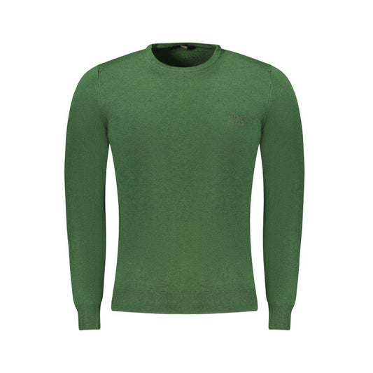 Cavalli Class Green Polyester Sweater