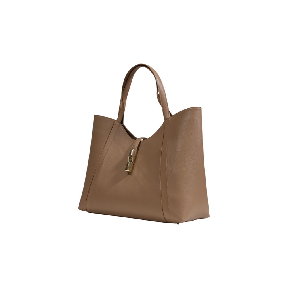 Furla Beige Leather Handbag