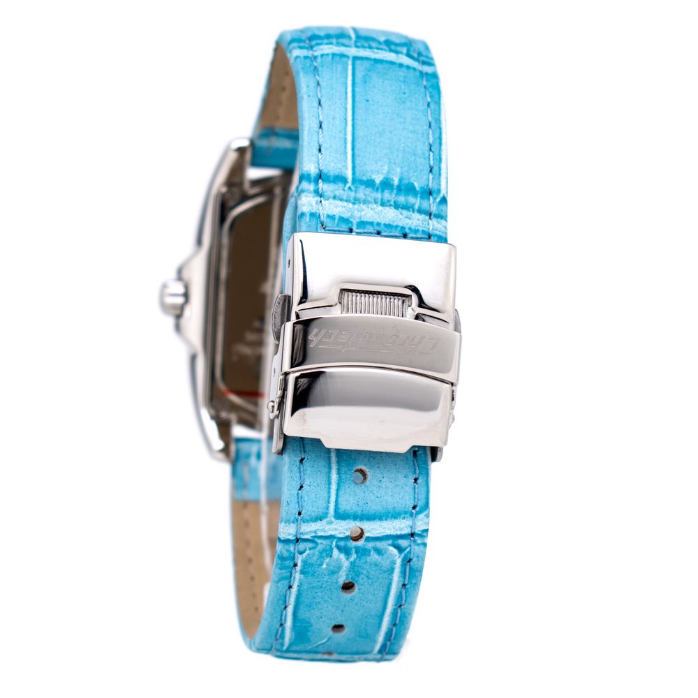 Chronotech Blue Leather Watch