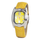 Chronotech Yellow Leather Watch