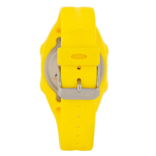 Chronotech Yellow Rubber Watch