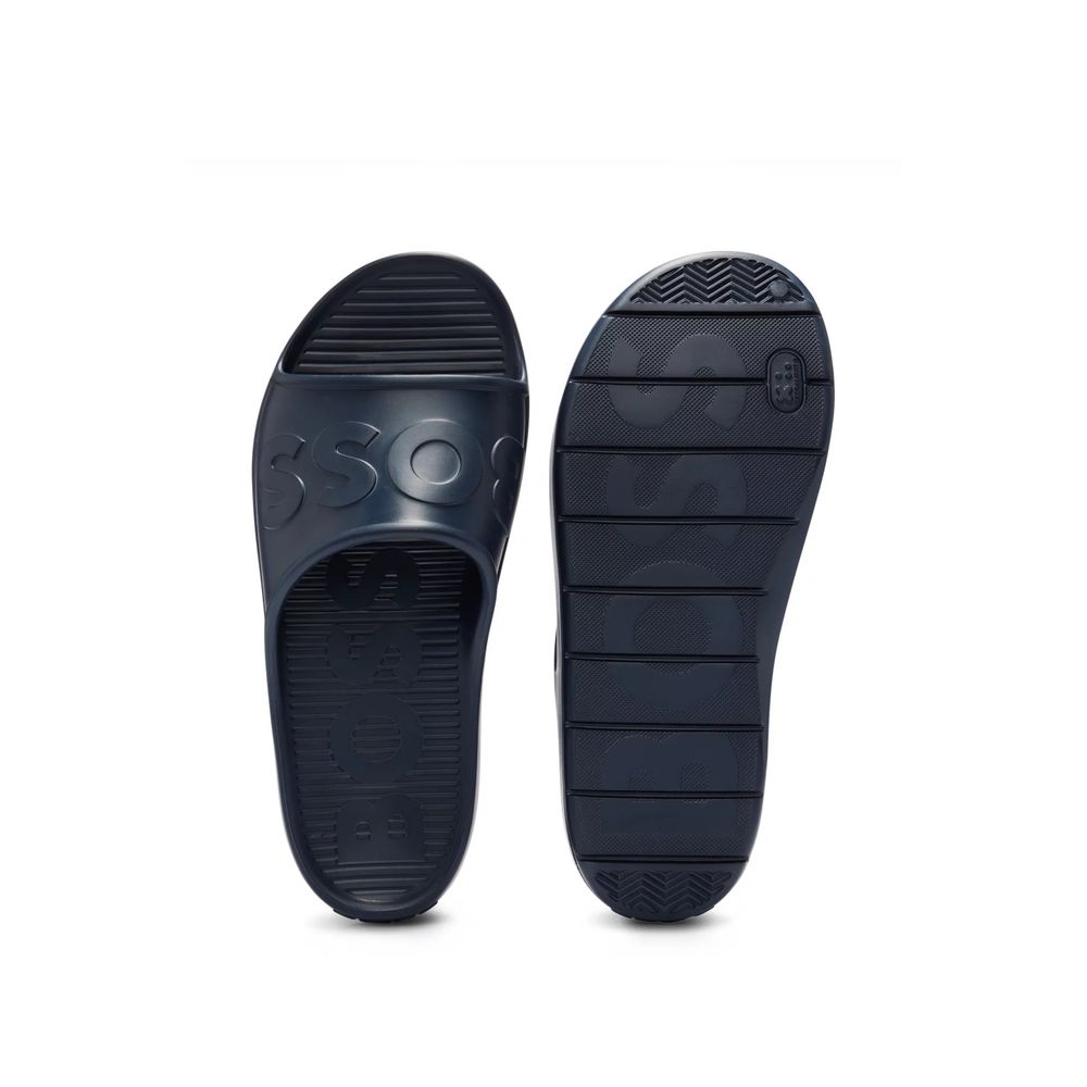 Hugo Boss Blue Rubber Sandal