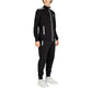 EA7 Emporio Armani Black Cotton Sweatsuit