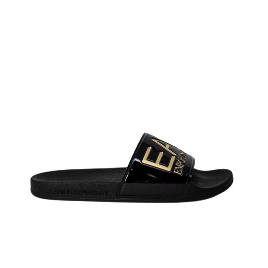 EA7 Emporio Armani Gold Polyethylene Sandal