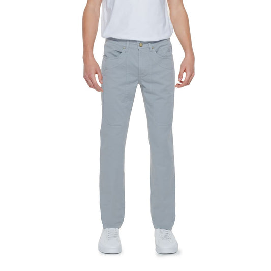 Jeckerson Gray Cotton Jeans & Pant