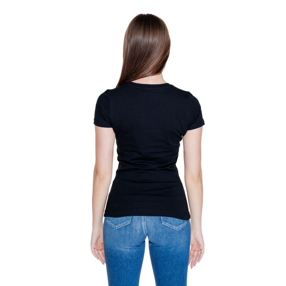 Guess Black Cotton Tops & T-Shirt