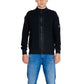 Calvin Klein Jeans Black Cotton Rigenerato Cardigan