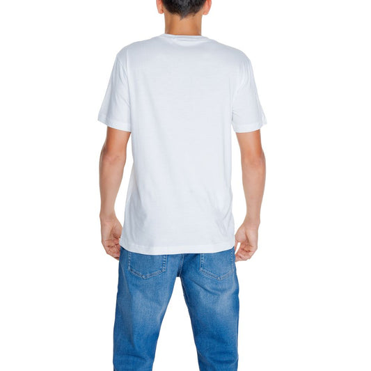 Calvin Klein Jeans White Cotton Rigenerato T-Shirt