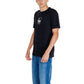 Calvin Klein Jeans Black Cotton Rigenerato T-Shirt