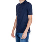 Calvin Klein Blue Cotton Polo Shirt