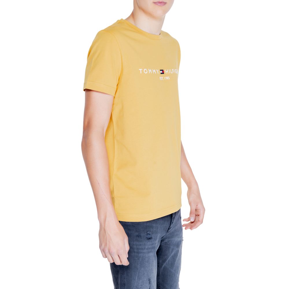 Tommy Hilfiger Yellow Cotton T-Shirt