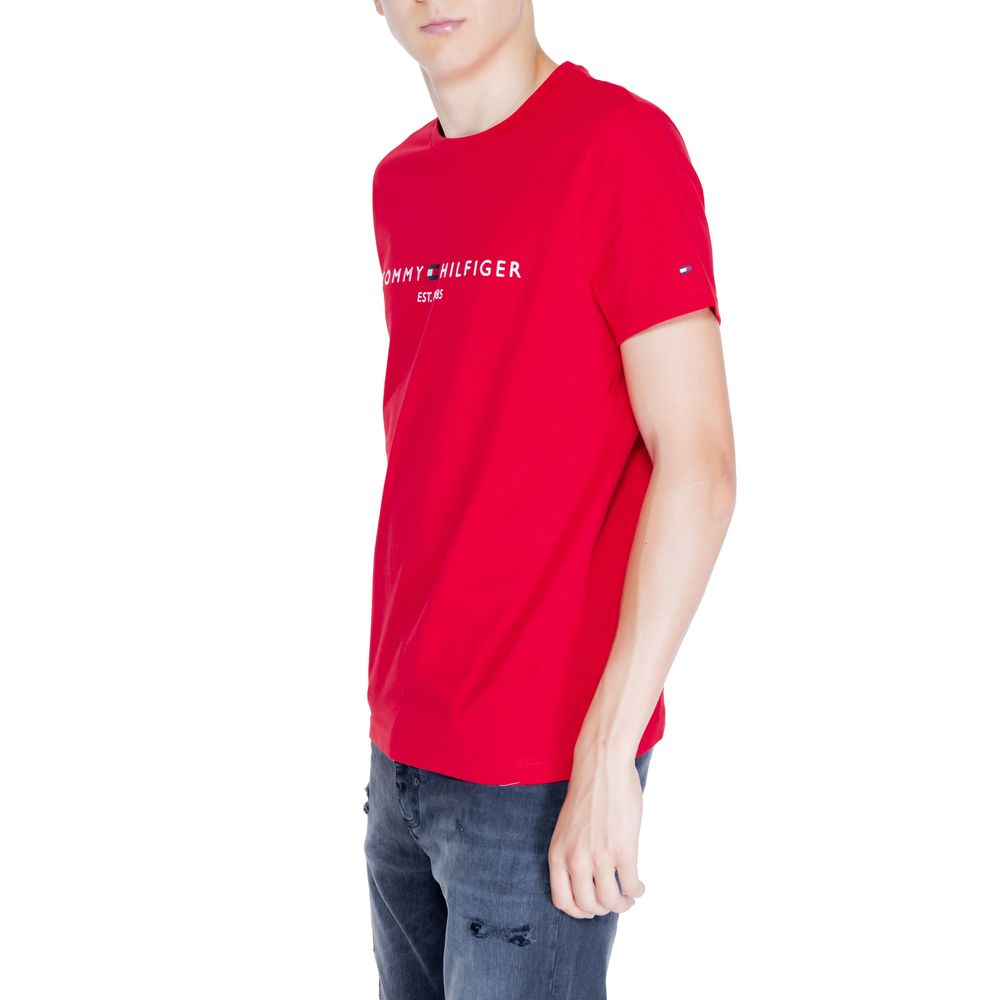 Tommy Hilfiger Red Cotton T-Shirt