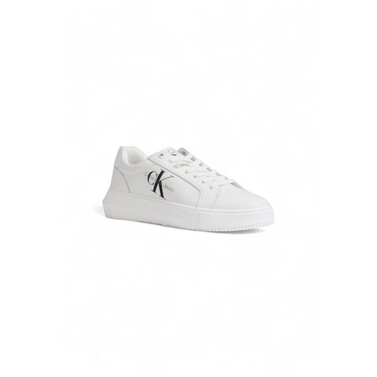 Calvin Klein Jeans White Leather Sneaker