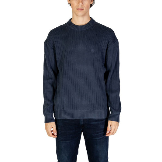 Calvin Klein Jeans Blue Cotton Sweater